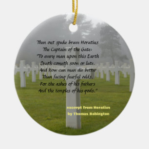 Auszug aus Horatius Keramik Ornament