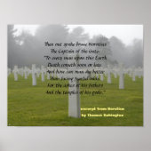 Auszug aus Horatius Poster (Vorne)