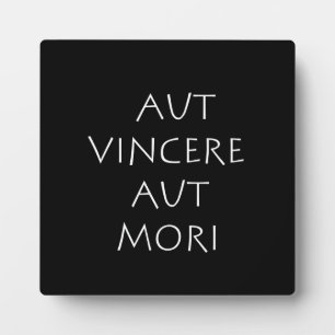 Aut vincere aut mori fotoplatte