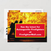 Autaugaville VFD Postkarte (Vorne/Hinten)