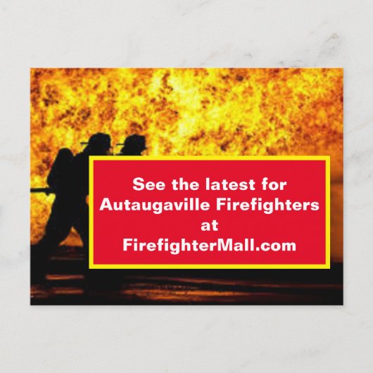 Autaugaville VFD Postkarte (Vorderseite)