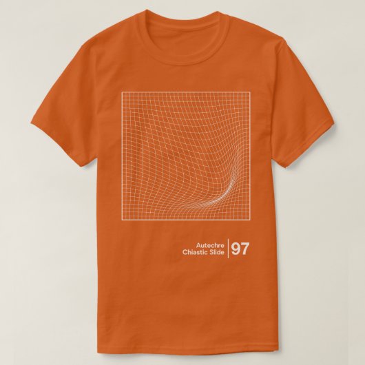 Autechre Minimal Grafik Design 4 T-Shirt (Design vorne)