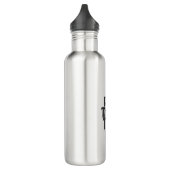 Authemtic Black Logo Stainless Steel Water Flasche Edelstahlflasche (Links)