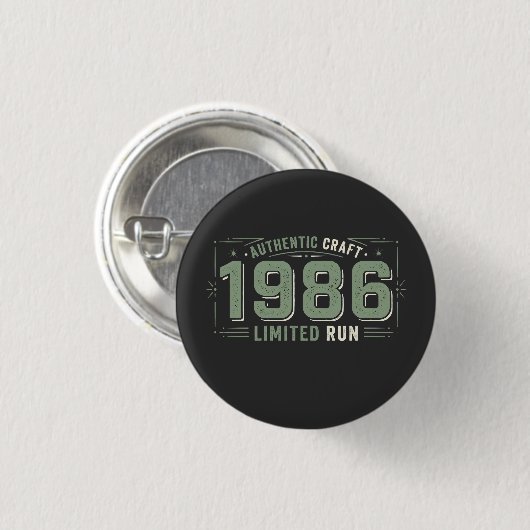 Authentic 1986: Limited Run Sage Dreamscape Button (Vorne & Hinten)