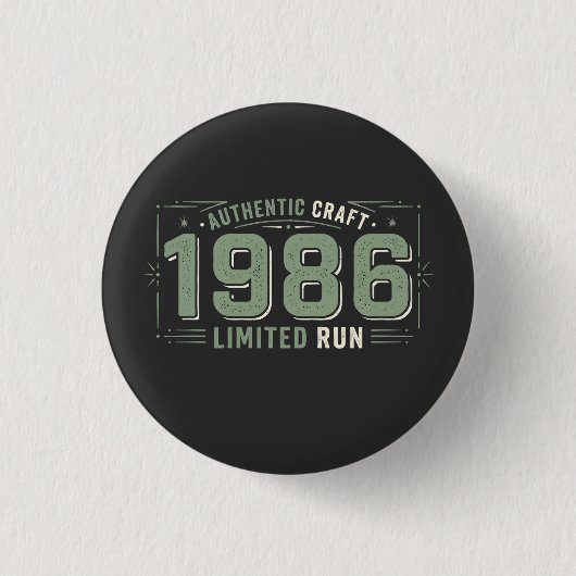 Authentic 1986: Limited Run Sage Dreamscape Button (Vorderseite)