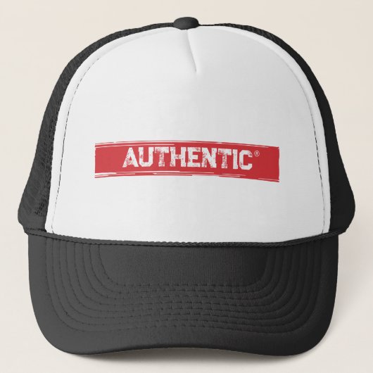 Authentic Brand Truckerkappe (Vorderseite)