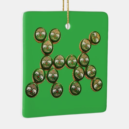 🐶 Authentic Chang Beer Cap Dog Keramikornament (Rechts)