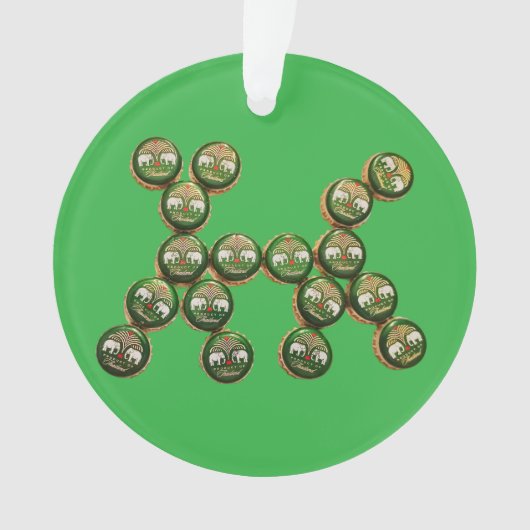 🐶 Authentic Chang Beer Cap Dog Ornament (Vorderseite)