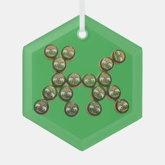 🐶 Authentic Chang Beer Cap Dog Ornament Aus Glas