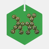 🐶 Authentic Chang Beer Cap Dog Ornament Aus Glas (Rückseite)