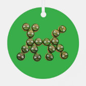 🐶 Authentic Chang Beer Cap Dog Ornament Aus Metall (Rückseite)