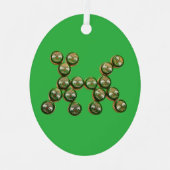 🐶 Authentic Chang Beer Cap Dog Ornament Aus Metall (Vorderseite)