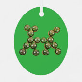 🐶 Authentic Chang Beer Cap Dog Ornament Aus Metall (Rückseite)