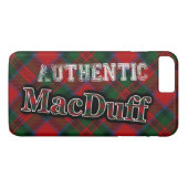 Authentic Clan MacDuff Scottish Tartan Design Case-Mate iPhone Hülle (Rückseite (Horizontal))