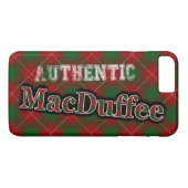 Authentic Clan MacDuffee Scottish Tartan Design Case-Mate iPhone Hülle (Rückseite (Horizontal))