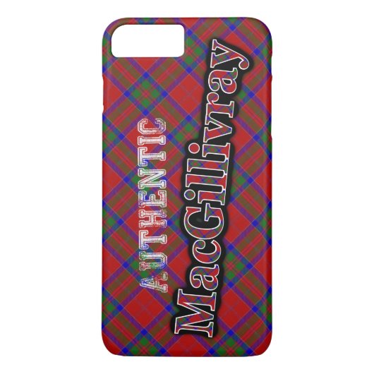 Authentic Clan MacGillivray Scottish Tartan Design Case-Mate iPhone Hülle (Rückseite)