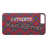 Authentic Clan MacGillivray Scottish Tartan Design Case-Mate iPhone Hülle (Rückseite (Horizontal))