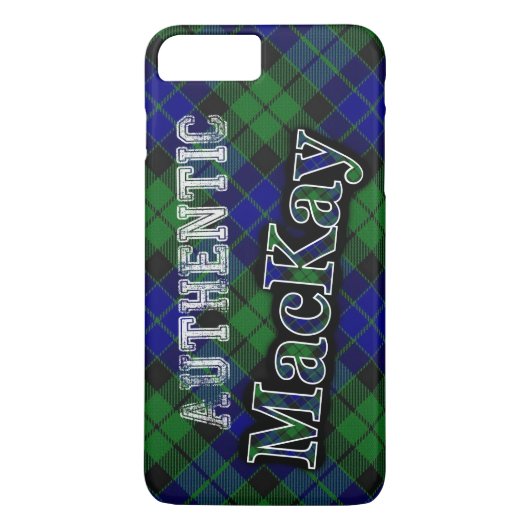 Authentic Clan MacKay Scottish Tartan Design Case-Mate iPhone Hülle (Rückseite)