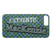 Authentic Clan MacKenzie Scottish Tartan Design Case-Mate iPhone Hülle (Rückseite (Horizontal))