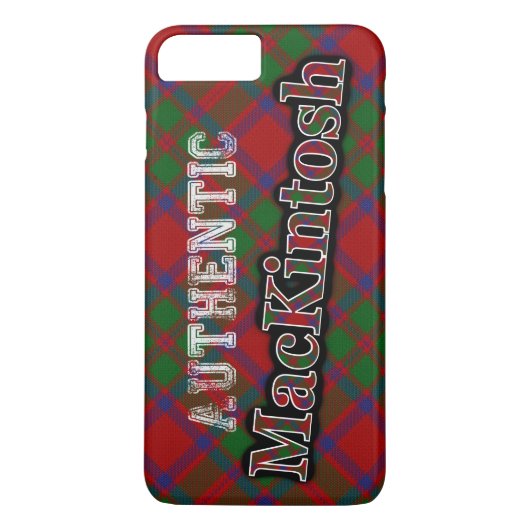 Authentic Clan MacKintosh Scottish Tartan Design Case-Mate iPhone Hülle (Rückseite)