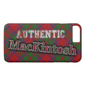 Authentic Clan MacKintosh Scottish Tartan Design Case-Mate iPhone Hülle (Rückseite (Horizontal))