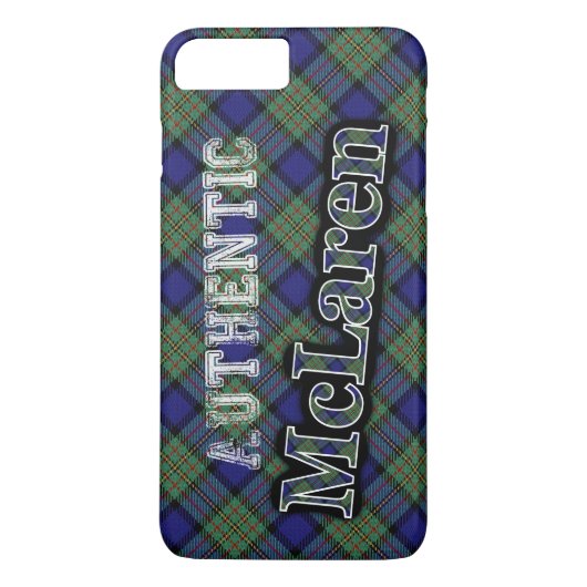 Authentic Clan McLaren Scottish Tartan Design Case-Mate iPhone Hülle (Rückseite)