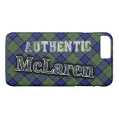 Authentic Clan McLaren Scottish Tartan Design Case-Mate iPhone Hülle (Rückseite (Horizontal))