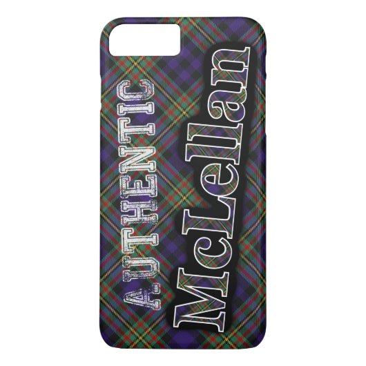 Authentic Clan McLellan Scottish Tartan Design Case-Mate iPhone Hülle (Rückseite)