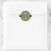 Authentic Glazier Runder Aufkleber (Tasche)