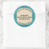 Authentic Hatch Green Chile Spice Custom Runder Aufkleber (Tasche)