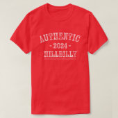 AUTHENTIC HILLBILLY 2024™ Der Original™ T-Shirt (Design vorne)