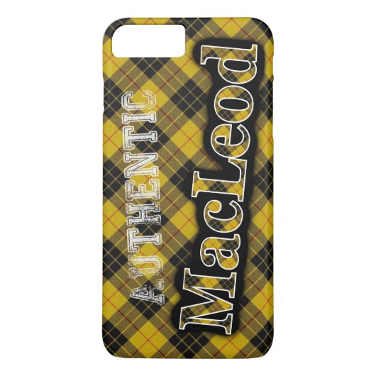 Authentic MacLeod Scottish Tartan Design Case (Rückseite)