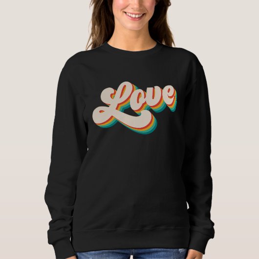 Authentic Soul Retro Love Sweatshirt (Vorderseite)