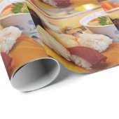 Authentic Sushi Sashimi Geschenkpapier (Rolleneckpunkt)