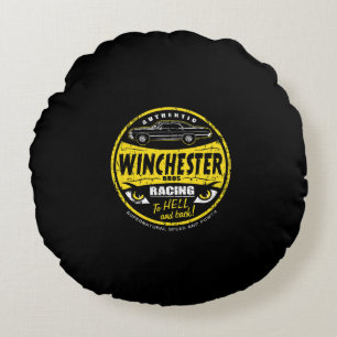 Authentic Winchester Bros Rundes Kissen