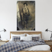 Authentifiziertes Portrait von Billy the Kid (1880 Leinwanddruck (Insitu (Schlafzimmer))