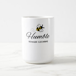 AUTHENTISCH DU, WEIßER 15 OZ. BEE HUMBLE KAFFEETASSE