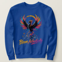 Authentisch Farbige Phoenix-Grafik
