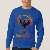 Authentisch Farbige Phoenix-Grafik Sweatshirt (Vorderseite)