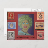 Authentisch Me-Postkarte Postkarte (Vorne/Hinten)