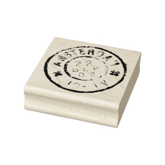 Authentische 1903 Amsterdam Postmark Rubber Art Br Gummistempel (Stempel)