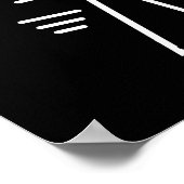 Authentische aborigine-abstrakte Maske Poster (Ecke)