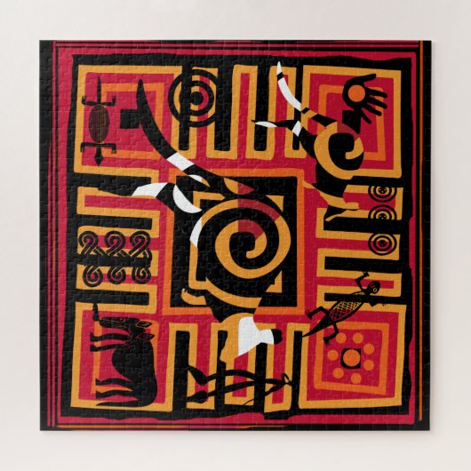 Authentische Aborigine-Kunst Puzzle (Horizontal)
