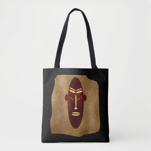 Authentische abstrakte Aborigines-Stammesgesichtsk Tasche (Vorderseite)