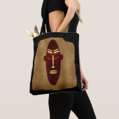 Authentische abstrakte Aborigines-Stammesgesichtsk Tasche (Von Nahem)