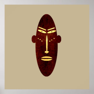 authentische abstrakte moderne Silhouette Poster