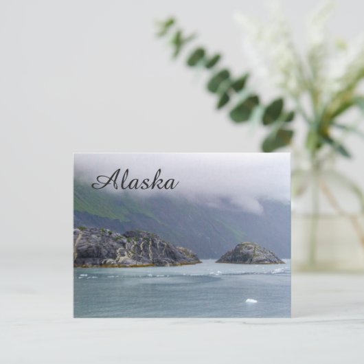 Authentische Alaska Souvenirs Postkarte (Stehend Vorderseite)