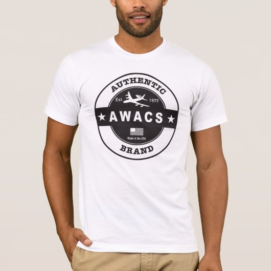 Authentische AWACS-Marke T-Shirt (Vorderseite)