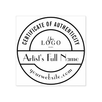 Authentische Briefmarke für Original Kunstgalerie Gummistempel