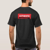 AUTHENTISCHE Graffiti-Straße - Fette rote Box-Drip T-Shirt (Rückseite)